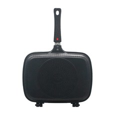 QUEEN SENSE Olbia 電磁爐密封雙面烤盤, 大號（31 x 23 厘米）, 1個