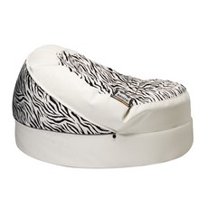 보니타 TM505 빈백소파, White zebra