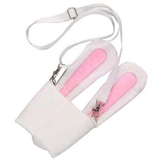 TP 상큼한 토끼 커피컵 홀더 백, 화이트, 1개