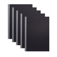 DANSOON 線裝筆記本 A4, 黑色, 5個