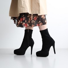 dangolunni 女士防水臺彈力踝靴 Zoom-in