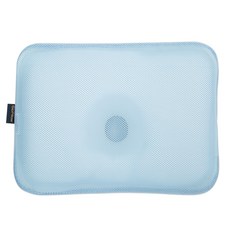 GIO Pillow 透氣護頭枕+印花枕套 M號, 藍色