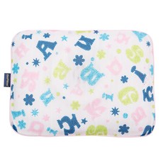 GIO Pillow 透氣護頭枕+印花枕套 M號, 星星字母款