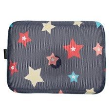 GIO Pillow 透氣護頭枕+印花枕套 M號, 星星款 海軍藍