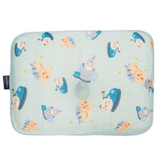 GIO Pillow 透氣護頭枕+印花枕套 M號, 小貓款