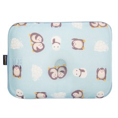 GIO Pillow 透氣護頭枕+印花枕套 M號, 企鵝款