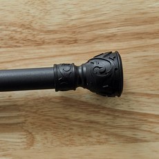 shez Home 典雅窗簾桿 25mm, 黑色