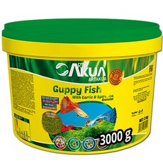 아트아쿠아 구피 스피룰리나 갈릭 사료, 1개