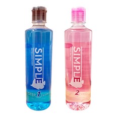 심플스텝 워터 컨디셔너 STEP1 500ml + 심플 생 박테리아 STEP2 500ml 수질개선제 세트, 1세트, 1L