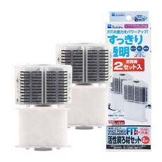 수이사쿠 파워피트 플러스 활성탄 여과재세트, 2세트