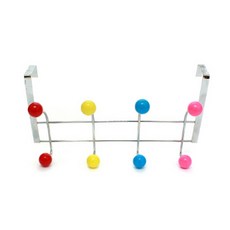 樹 4個門勾衣架, 混色, 1個