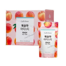 CAFFE BENE 咖啡伴 蜜桃冰茶飲, 190ml, 10入