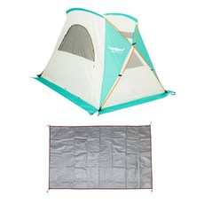 BUFFALO 保暖帳篷 L號+地墊 L號, 薄荷, 3人