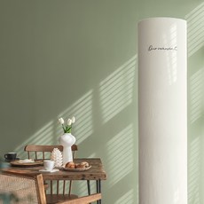 베베데코 모먼트 자수 스탠드 에어컨커버, 아이보리