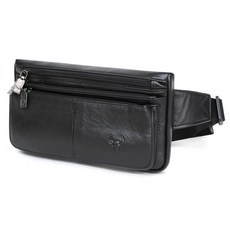 BLUE MOUNT 男款質感牛皮腰包