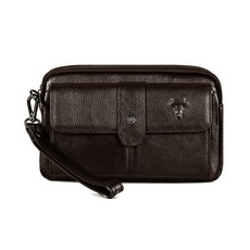 BLUE MOUNT 男款質感牛皮手拿包