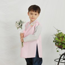 Agamyungju 男童韓服 粉色