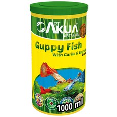 아트아쿠아 구피 스피룰리나 갈릭 사료, 1L, 1개