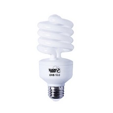 LUCKY HERP UVB 15.0爬蟲類寵物專用燈泡 26W, 混色, 1個