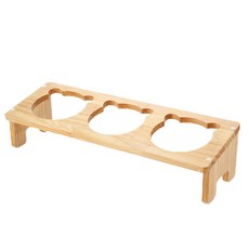 Muramura 寵物原木餐桌 3口, 混合顏色, 1個