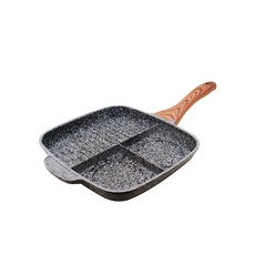 vatiri TEMPTATION IH感應單柄3格不沾烤盤, 27厘米, 1個