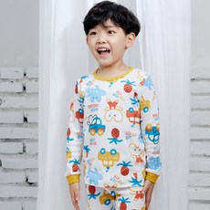 올로미미 아동용 하와이안 30수 후라이스 실내복 세트