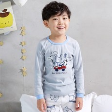 올로미미 아동용 윈터 사이드 30수 후라이스 실내복 세트