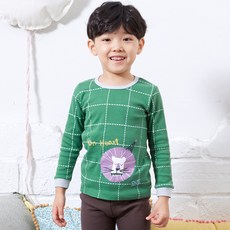 올로미미 아동용 라이언 하트 30수 후라이스 실내복 세트