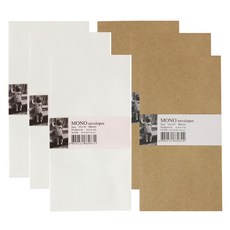 自然與人紅包袋 2種組, 牛皮紙, 白色, 3套