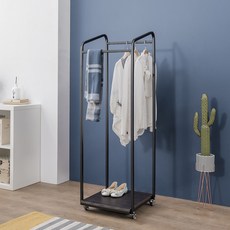 라인아트 메리프 수납 행거, 블랙