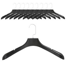 LIENO 寬版掛鉤 賣場用 女性夾克衣架, 混合顏色, 10個