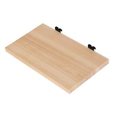 까사마루 매직파티션 원목 선반 소 300 x 170 x 16 mm, 1개, 블랙