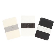 자연과사람 캘리그라피 종이 3종 세트, WHITE, IVORY, BLACK, 1세트