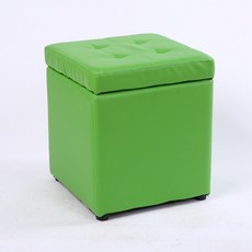 新元 威尼斯 坐墊收納椅凳, 綠色
