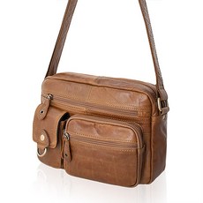 CCREANG 男士休閒斜背包, 棕色的