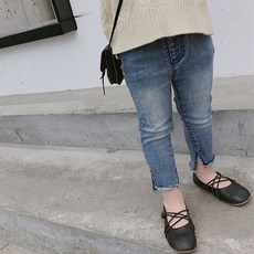 CONTIKIDS 兒童開衩彈力牛仔褲