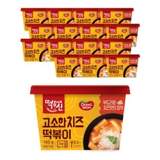 The God Of Tteokbokki 碗裝即食起司辣炒年糕, 160g, 16入