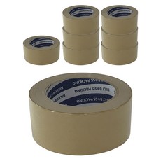 牛皮紙膠帶收縮包裝 48mm*40m, 棕色的, 8個