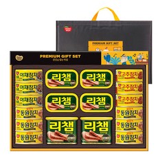 동원 건강한 4호 햄 참치 선물세트 + 쇼핑백, 1세트