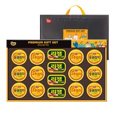 동원 건강한 6호 참치 햄 통조림 선물세트 + 쇼핑백, 1세트