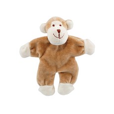 심플리파이도 미니 사운드 반려견 봉제 장난감 13.5 x 15.5 cm, 멍키사운드, 1개