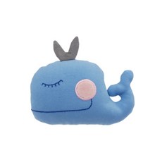 심플리파이도 캔버스 반려견 봉제 장난감 14 x 11 cm, 1개, 고래