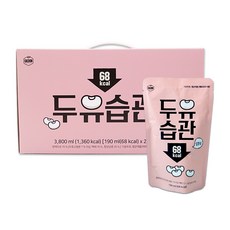 두유습관 입문, 190ml, 20개