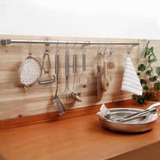 LIVING HAPPY 廚房欄杆 1200, 銀, 1個