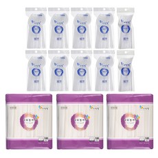 Living Well 實惠型免洗筷 100入 x 3個 + 叉子 10入 x 2個 + 湯匙 10入 x 8個, 1套