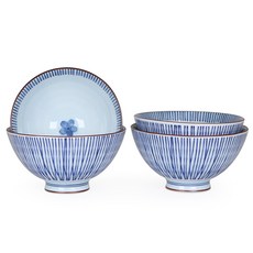 Mrs. Lee Woo-Ah Umedokusa 空氣碗套組, 混色, 飯碗 2入+大碗 2入