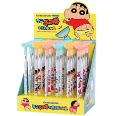 짱구 뚜러뽕 카트리지 샤프 연필, 혼합 색상, 30개