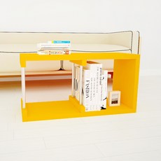 CUBICS 1 彩色空間箱 2層 鋼製1型, 黃色