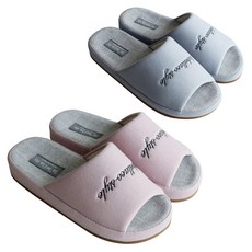 Labellaco ICON 模壓鞋跟室內拖鞋 2件組, 粉紅色 + 天藍色