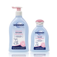 사노산 케어로션 400ml + 케어오일 200ml, 1세트